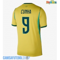Camisa de time de futebol Brasil Matheus Cunha #9 Replicas 1º Equipamento Mundo 2026 Manga Curta